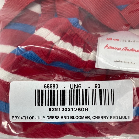 NEW Hanna Andersson Dress &  Bloomers Set size 3-6 months - Picture 7 of 7